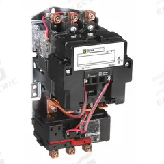 SQUARE D NEMA Magnetic Motor Starter: Non-Reversing, 3 Poles, NEMA Size 3, 90 A, 208V AC Coil (MPN 8536SEO1V08H30). Key specifications — Brand: SQUARE D; Coil Voltage: 208V AC; Phase: Three; Operator: None; Terminal Connection Type: Screw Clamp Terminals; Includes Pilot Light: No; Operator Controls: None; Auxiliary Contacts Included: No Auxiliary Contacts Included.