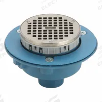 ZURN Floor Drain: 5 in Overall Dia, 2 in Nominal Pipe Size, Cast Iron, Nickel Bronze, Slotted, Round (MPN GR-FR05NI-C2N-PS-CC). Key specifications — Brand: ZURN.