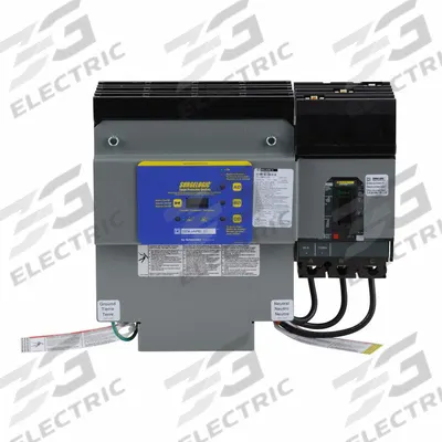 SQUARE D Surge Protection Device: Three Phase, 120/208V AC Wye, 3 Poles - Square D QO, HOM, I-Line and NQ Internal Panel-Mount SPDs