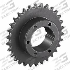 TSUBAKI Sprocket: For 60 Chain, 30 Teeth, 7.175 in Pitch Dia, 7.586 in Outside Dia, Steel (MPN 60Q30). Key specifications — Brand: TSUBAKI; Required Bushing Series: Q1.