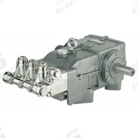 A.R. NORTH AMERICA Pressure Plunger Pump: Belt-Drive, 7.9 gpm Max. Flow Rate, Forged Brass, Triplex (MPN RTP30N). Key specifications — Brand: A.R. NORTH AMERICA; Crankcase Material: Cast Iron; Crankshaft Material: Hardened Steel; Discharge Connection Type: BSP; Intake Connection Type: BSP; Lubrication: Oil Bath; Shaft Type: Solid; Plunger Material: Stainless Steel.