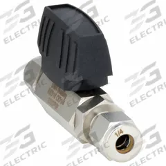 USA INDUSTRIALS Manual Two-Way Ball Valve: 1/4 in, 316 Stainless Steel, Straight Valve Body, Wedge (MPN ZUSA-VLV-81). Key specifications — Brand: USA INDUSTRIALS; Handle: Wedge.