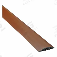 Cable protector: 1 Channels, 3 1/4 in Overall Wd, 9/16 in Overall Ht, 25 ft Lg, Rubber, Black (MPN D-2-LP-25-BK). Key specifications — Color: Black; Brand: ELECTRIDUCT.