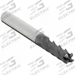 OSG Square End Mill: Carbide, TiAlN Coated, 4 Flute, 9/64" Mill Dia, 1/2" LOC, 2" OAL (MPN HP441-1406)