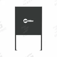 MILLER ELECTRIC Welding Booth Panel: 4 ft Wd, 6.5 ft Ht, Black, Steel (MPN 295140). Key specifications — attr442103: 295140; attr442107: MILLER ELECTRIC; attr442124: Steel.