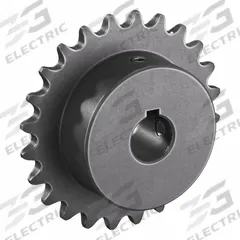 TSUBAKI Single Strand Sprocket: 35, For 3/8 in Chain Pitch, 5/8 in Bore Dia, 24 Teeth, Steel (MPN 35B24F-5/8). Key specifications — Brand: TSUBAKI.