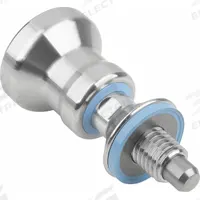 KIPP Indexing Plunger: Locking, 316L SS, M10x1 Thread, 40 N to 45 N Nose Force (MPN K1698.0310612). Key specifications — Brand: KIPP.