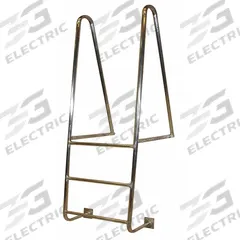 TRI-ARC Fixed Ladder: 6 ft Overall Ht, 21.1 in Overall Wd, Aluminum, 300 lb Load Capacity, 3 Rungs (MPN WLA3WT). Key specifications — attr1050722: TRI-ARC; attr1050760: Assembled; attr1083696: 1.