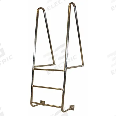 TRI-ARC Fixed Ladder: 6 ft Overall Ht, 21.1 in Overall Wd, Aluminum, 300 lb Load Capacity - Walk Through Fixed Ladders
