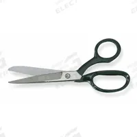 CRESCENT WISS Industrial Shears: Right-Hand, 8 1/4 in Overall Lg, Straight, Steel, Pointed, Black (MPN 428N). Key specifications — attr308500: Steel; attr308502: Black; attr308505: Right-Hand; attr308522: Cardboard; attr324896: CRESCENT WISS.