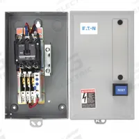 EATON Definite Purpose Magnetic Motor Starter: Non-Reversing, 3 Poles, 30 A, 120V AC Coil, Thermal (MPN A25CGC30A). Key specifications — Brand: EATON; Thermal Units Required: 3 Thermal Units Required (Not Included).