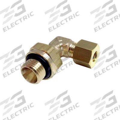 LEGRIS Compression Fitting Adapter: 1/8 in Pipe x 8 mm OD Fitting Size, BSPP x Compression - Standard Sleeve Brass Compression Fittings