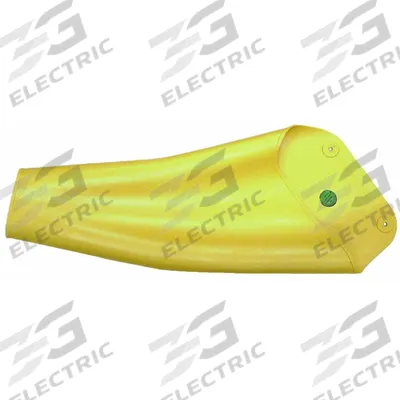 SALISBURY Molded Lineman Sleeve: 7,500V AC, 11,250V DC, 26 1/4 in Sleeve Lg, Yellow - Class 1 Electrical Insulating Rubber Sleeves