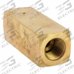 PARKER Hydraulic Check Valve: 2,000 psi, 15 gpm, 1/2 in, NPT (MPN C800B). Key specifications — Body Material: Brass; Outlet Connection Type: NPT; Brand: PARKER; Inlet Connection Type: NPT.