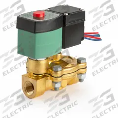 REDHAT Solenoid Valve: 2-Way, Normally Closed, 1/2 in Pipe Size, 24V DC, Watertight, High Flow (MPN X210554928001F1). Key specifications — Pipe Size: 1/2 in; Voltage: 24V DC; Brand: REDHAT; Coil Enclosure: Watertight.