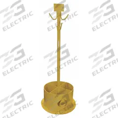 CALDWELL Sling Stand: Sling Stand, 60 1/4 in Overall Lg, 24 in Overall Wd, Steel, Yellow (MPN SS-1). Key specifications — Product Type: Sling Stand; Brand: CALDWELL; Color: Yellow; Compatible Sling Type: Wire Rope Slings; Material: Steel.