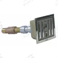 WATTS Wall Hydrant: For 12 in Wall Thick, 16 3/16 in Overall Lg, Nickel Bronze, Chrome-Plated (MPN HY-725-12). Key specifications — Face Material: Nickel Bronze; Brand: WATTS; Face Shape: Square; Face Type: Fully Enclosed; Color/Finish: Chrome-Plated.