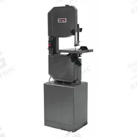 JET Band Saw: 12 in Throat Dp - Vertical, Metal: 39 to 278 SFPM/Wood: 3,300 SFPM, 3.6/1.8 A, 3 Phase (MPN 414504C). Key specifications — attr325086: JET; attr313109: 15° Left to 45° Right; attr313108: Metal: 39 to 278 SFPM; attr313111: 3; attr313110: 3.6/1.8 A.