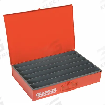DURHAM MFG Compartment Drawer: 18 3/8 in x 12 1/2 in x 3 1/8 in, 3 1/16 in x 17 1/2 in x 1 7/8 in - Large Compartmented Boxes