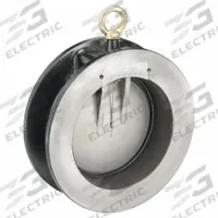CHAMPION Check Valve: Swing, Inline Valve Body, 12 in Pipe Size, Wafer, Ductile Iron, Wafer, Wafer (MPN 12SD12-LSBS-P). Key specifications — Brand: CHAMPION; Disc Material: 316 Stainless Steel.