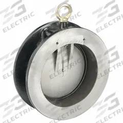 CHAMPION Check Valve: Swing, Inline Valve Body, 12 in Pipe Size, Wafer, Ductile Iron, Wafer, Wafer (MPN 12SD12-LSBS-P). Key specifications — Brand: CHAMPION; Disc Material: 316 Stainless Steel.