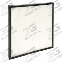 GRAINGER Minipleat Air Filter: 24 in x 24 in x 2 in, Synthetic, Plastic, No Header, MERV 11 (MPN 33E967). Key specifications — Brand: GRAINGER; Frame or Header Material: Plastic; Media Material: Synthetic.