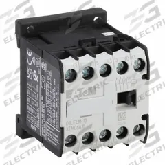 EATON Miniature IEC Magnetic Contactor: Non-Reversing, 3 Poles, 3NO Contacts, 6 A, 24V AC Coil (MPN XTMC6A10T). Key specifications — attr945107: EATON; attr972381: Yes.