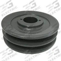 APPROVED VENDOR V-Belt Sheave: 2BK67H, 2 Groove, 6.45 in OD, Bushed Bore, H/QT, Cast Iron. Key specifications — Pulley Industry Number: 2BK67H.