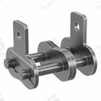 TSUBAKI Attachment Link: For Std Roller Chains, SK-1, 80, Double Strand, 1 in Pitch, Steel, Plain (MPN 80-2SK1CL). Key specifications — attr305132: Attachment; attr305112: TSUBAKI.
