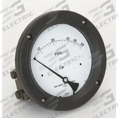 MIDWEST INSTRUMENT Differential Pressure Gauge: Back, 1/4 in NPT Female, ±3-2-3% Gauge Accuracy, 140 (MPN 140-SC-00-OO-50P). Key specifications — Sensor Type: Diaphragm; Series: 140; Housing Material: 316 Stainless Steel; Certificate of Calibration: Not Included; Gauge Accuracy: ±3-2-3%.