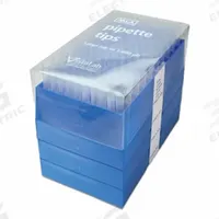 CELLTREAT Pipette Tip: Non-Sterile, 1,250 ul Capacity, Preconfigured Rack, No Filter, Clear, 600 (MPN 9026). Key specifications — Brand: CELLTREAT; Color: Clear; Disposability: Single-Use; Material: Polypropylene; Sterility: Non-Sterile; For Pipette Type: Universal; Includes Filter: No Filter; Configuration: Preconfigured Rack.