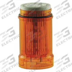 EATON Tower Light Module: Strobe, 24V AC/24V DC, Amber, 43 mm Overall Dia, 2 1/4 in Overall Ht, SL4 (MPN SL4-FL24-A). Key specifications — Brand: EATON; Compatible with Series: SL4; Lens Color: Amber; Operating Voltage: 24V AC; Manufacturer Part Number: SL4-FL24-A.