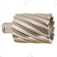 SLUGGER BY FEIN Annular Cutter: 2 5/8 in Cutter Dia, 2 in Max Cutting Dp, Bright, High Speed Steel (MPN 63134666002). Key specifications — attr253884: No; attr253885: Bright; attr253886: High Speed Steel; attr253887: Weldon Flat; attr253888: Fractional Inch; attr277149: SLUGGER BY FEIN.