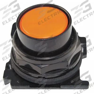 EATON Flush Push Button: 30 mm, Non-Metallic - Flush-Mount Push-Button Operators