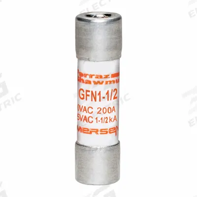 MERSEN Fuse: GFN Series, Midget, Time-Delay, 1.5 A, 250 V AC, 13/32 in x 1 1/2 in - Time-Delay Cylindrical Fuses