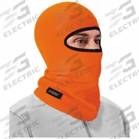 N-FERNO BY ERGODYNE Balaclava: Balaclava Face Mask, Orange, Universal, Face Mask, Fleece, Head/Neck (MPN 6821-ORANG). Key specifications — Includes Lining: No; Style: Balaclava Face Mask; Areas Covered: Head; High Visibility: No; Pattern: Solid; Color: Orange; Material: Fleece; Garment Type: Face Mask.