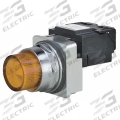 SIEMENS Pilot Light: 30 mm Panel Mounting Size, Amber, Incandescent, Class 52 Series (MPN 52PL4G9). Key specifications — Series: Class 52; Brand: SIEMENS; Includes Push-To-Test: No Push-To-Test Included.