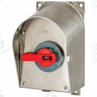HUBBELL Enclosed Disconnect Switch: Non-Fusible, 60 A, Three Phase, 600V AC, 304 Stainless Steel (MPN HBLDS6SSRAC). Key specifications — Environment: Indoor/Outdoor; Phase: Three; Handle Color: Red; Housing Material: 304 Stainless Steel; Standards: UL/CSA; Brand: HUBBELL; For Environment: Indoor & Outdoor Rated; Product Features: Sloped Enclosure Top.