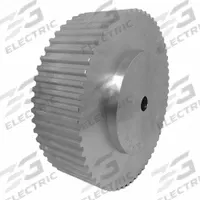 DAYTON Timing Pulley: Trapezoidal, Plain, For T10 Timing Belt Section, For 50 mm Belt Wd, 60 Teeth (MPN 66T10/60-0). Key specifications — Brand: DAYTON; Tooth Profile: Trapezoidal; Finish: Plain.