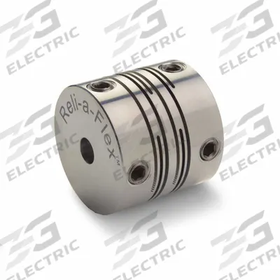 RULAND MANUFACTURING Slit Coupling: 10 mm Bore Dia 1, 1/4 in Bore Dia 2, 1 1/64 in Overall Lg - Short Set Screw Slit Couplings