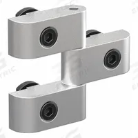 Lift Off Hinge: 2 25/64 in x 2 5/16 in, 15 Series, Silver, Aluminum, 180° Range of Motion - Max (MPN 2106). Key specifications — Brand: 80/20; Product Type: Lift Off Hinge Assembly; Material: Aluminum; Hinge Type: Captive Lift-Off.