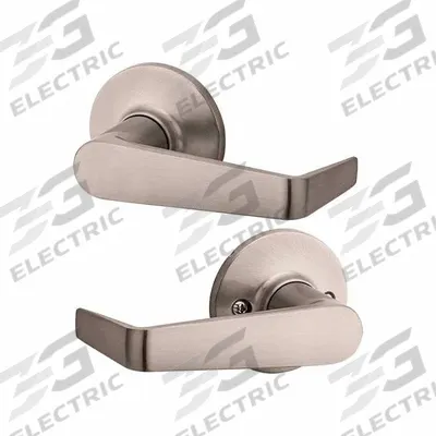 KWIKSET Door Lever Lockset: Passage Lever Locksets/Storeroom Lever Locksets, Nickel