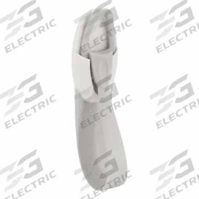 COMMAND Cord Hook: 1 7/8 lb Wt Capacity, 1 Points per Hook, Gray/White, 3 11/16 in Overall Ht - Cord Management Adhesive-Backed Hooks