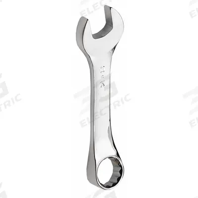 SK PROFESSIONAL TOOLS Combination Wrench: Alloy Steel, Chrome, 3/8 in Head Size - SAE 12-Point Combination Wrenches