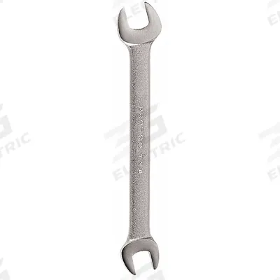 PROTO Open End Wrench: Alloy Steel, Satin, 6 mm_7 mm Head Size, 4 1/2 in Overall Lg - Metric, Double End, Open End Wrenches