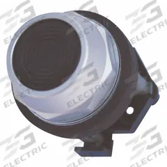 EATON Flush Push Button Operator: Non-Illuminated, Flush Profile, Metallic, 30 mm, 1NC (MPN HT8AAHB). Key specifications — Brand: EATON; Action: Momentary; Series: HT800; Push Button Material Type: Metallic.