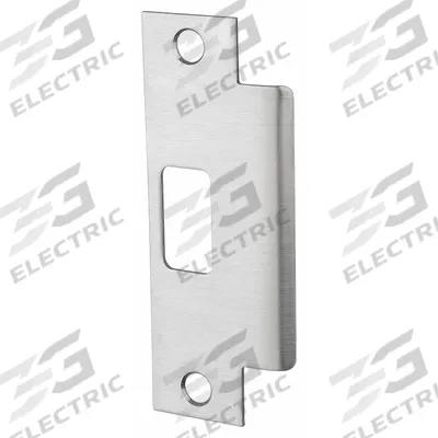 ASSA ABLOY ACCENTRA Door Strike Plate: Full Lip, 2 1/4 in Lg, 1 1/4 in Wd - Lipped Strike Plates
