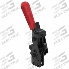 DE-STA-CO Hold-Down Clamp: Locking Vertical Handle, Bar Base Mounting, 90° Clamp Arm Opening Angle (MPN 503-MLBR). Key specifications — Brand: DE-STA-CO.