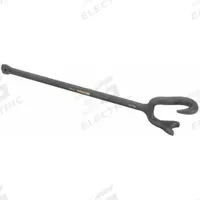 WESTWARD Claw Valve Wheel Wrench: 1 3/8 in_1 1/2 in Head Size, 21 1/4 in Overall Lg, Alloy Steel (MPN 5PWF2). Key specifications — attr310395: No; attr310394: Black Oxide; attr310393: Alloy Steel; attr324959: WESTWARD.