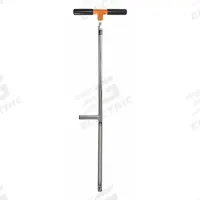AMS Soil Recovery Probe: Step, Nickel Plated 4130 Alloy Steel, Threaded, 5/8 in Connection Size (MPN 401.40). Key specifications — Brand: AMS; Product Type: Soil Recovery Probe; Probe Type: Step; Connection Type: Threaded; Material: Nickel Plated 4130 Alloy Steel.
